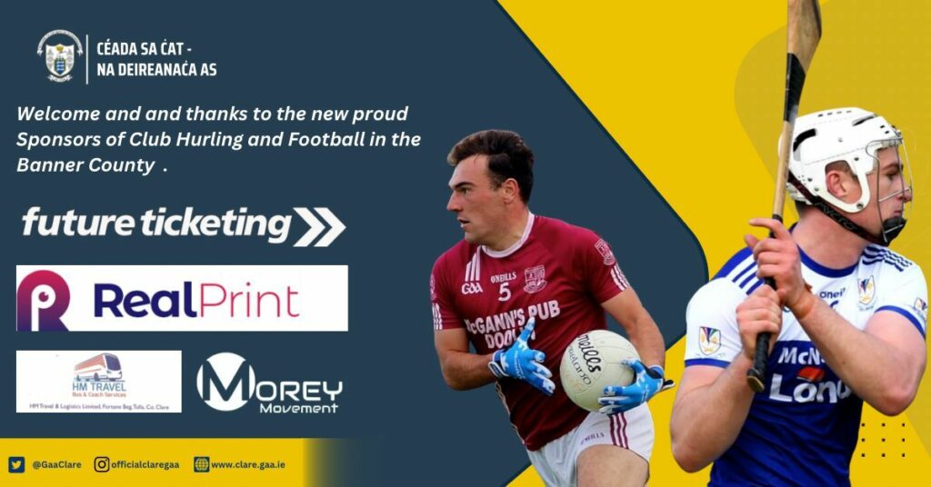 New Sponsors for Clare Leagues
