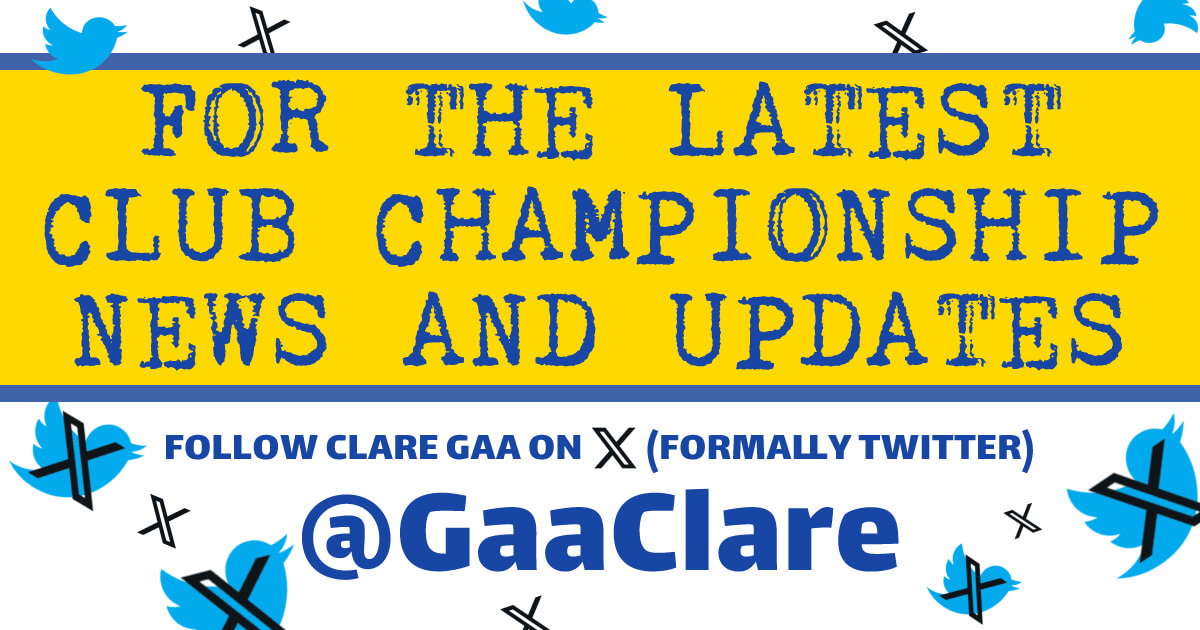 Follow Clare GAA on 𝕏